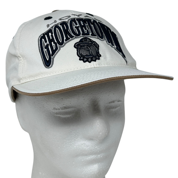 Georgetown University Hoyas Hat Cap NCAA Top of the World Strapback White - Picture 1 of 11